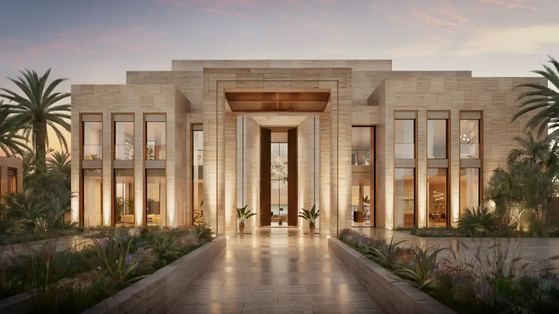 Emirates Palace Mansions private villas architecture